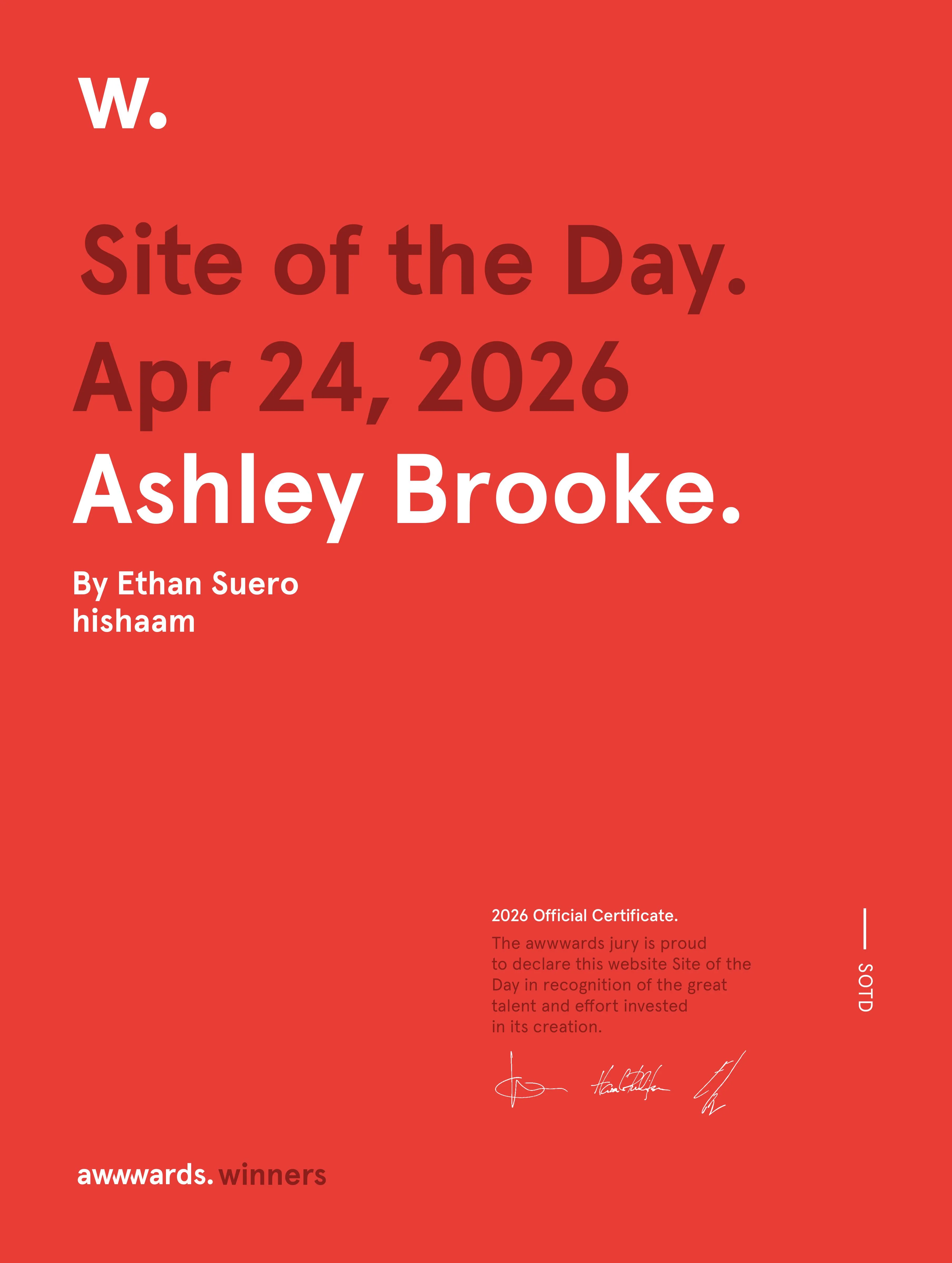 Awwwards Site of the Day